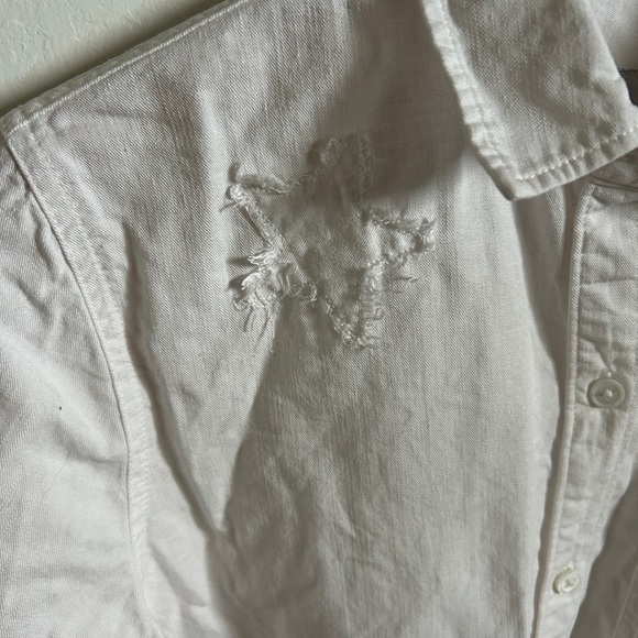 Rails Ingrid Shirt White with Star Pattern - Picture 4 of 9